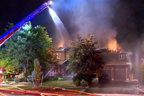 Dozens of unoccupied homes on fire in Vaughan